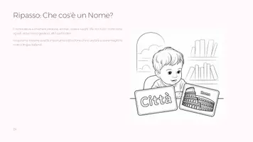 anteprima - Presentazioni / Lavagne - Nome (Sostantivo) Lez. 2: Nomi Comuni e Propri (ppt + PDF spieg, eser att. - Pagina 2