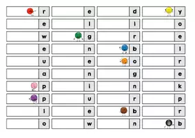 Vorschau - Stationenlernen - Lesefächer: Colours - Seite 1