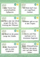 Vorschau - Arbeitsblätter - Waldwissen - 3 Aufgabenformate - Seite 1