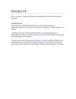 Vorschau - Arbeitsblätter - Klausur: Antibiotika, Selektion, Resistenz - Deckblatt