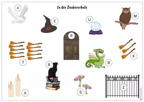 Vorschau - Stundenentwürfe - Lesespur Zauberschule Buchstabe Z Stundenentwurf - Seite 1