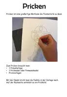 Vorschau - Mal- und Bastelvorlagen - Pricken - Fußball Prick Vorlagen - Seite 1
