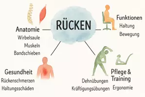 Vorschau - Arbeitsblätter - Arbeitsblatt "Rücken" + Onlineübung & MP3 + Mindmap - Seite 2