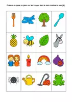 Aperçu - Feuilles d'exercices - Le son A atelier autonome + correction (maternelle, CP) - Page de couverture