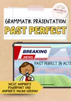 Vorschau - Präsentationen/Tafelbilder - Past Perfect | Grammatik Präsentation | Klasse 8–10 | Must Have - Deckblatt