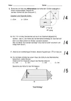 Vorschau - Test - Klassenarbeit: Satzgruppe des Pythagoras inkl. Musterlösung - Seite 3