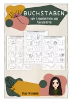 Vorschau - Arbeitsblätter - Buchstaben zum Nachspuren Frau Minimin - Deckblatt