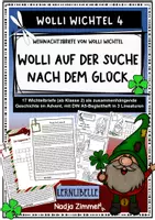 Vorschau - Arbeitsblätter - Weihnachtsbriefe von Wolli Wichtel (4) Wolli auf der Suche nach dem Glück - 17 Briefe m it Begleitheft - Deckblatt