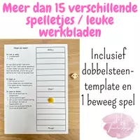 Voorbeeld - Dobbelsteen spelletjes | spelend leren tellen en rekenen - Pagina 1
