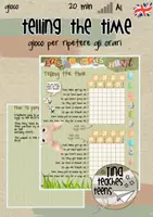 anteprima - Giochi - telling the time - dire l'ora | inglese, ESL, EFL - Pagina di copertina