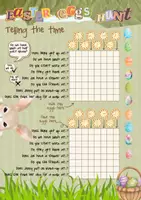 Aperçu - Jeux - telling the time - l'heure | Anglais, ESL, EFL - Page 1