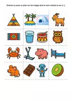 Aperçu - Feuilles d'exercices - Le son i (atelier autonome + correction) (maternelle, CP) - Page de couverture