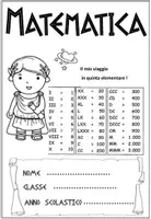 anteprima - Materiale di supporto/inclusione - Copertine MATEMATICA classe Quinta - Pagina di copertina
