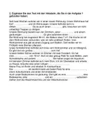 Vorschau - Arbeitsblätter - DaF DaZ A2 Unsere Wohnung Wortschatz + Lösung - Seite 1