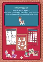Vorschau - Fördermaterial/Inklusion - 8 Klettmappen Alpaca Pränumerik - Deckblatt