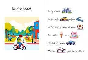 Vorschau - Arbeitsblätter - Erstlesegeschichten | Bauernhof | Stadt | Ausflug zum Bach - Seite 3