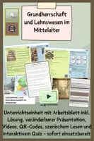 Vorschau - Stundenentwürfe - Materialpaket Mittelalter bis Beginn Neuzeit 7. Klasse Realschule - Seite 1
