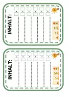 Vorschau - Mal- und Bastelvorlagen - Mein Forscherheft Sachkunde Labels und Inhaltsverzeichnis - Seite 1