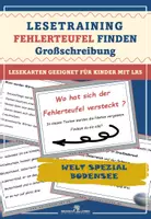 Vorschau - Fördermaterial/Inklusion - Bodensee Spezial: Fehlerteufel Lesekarten Großschreibung - Deckblatt