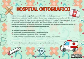 Vista previa - Juegos / Gamificación - HOSPITAL ORTOGRÁFICO @espaciorecursos - página 2