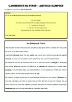 Vorschau - Merkblätter - HOW TO WRITE AN ARTICLE – Guide & Sample Answers (B2 First) - Seite 2