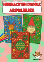 Vorschau - Mal- und Bastelvorlagen - Weihnachten Doodle Ausmalbilder (Kunst Vertretung) - Deckblatt