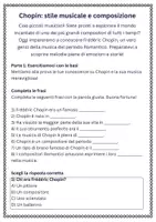 anteprima - Schede informative - Chopin, stile musicale e composizione - Pagina 1