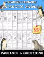 Vorschau - Arbeitsblätter - Meet the Animals of Antarctica – Nonfiction Passages - Deckblatt