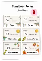 Vorschau - Mal- und Bastelvorlagen - Materialpaket Dinoklasse - Classroom Management - Seite 1