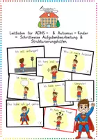 Vorschau - Fördermaterial/Inklusion - Strukturierungshilfen bei ADHS & Autismus: Leitfaden - Kl. 3/4 (Handlungsplanung) - Deckblatt