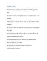 Vorschau - Arbeitsblätter - Schleichdiktat St. Martin 🏮 Laufdiktat für Deutsch / DaZ - Seite 3