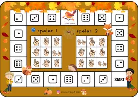 Voorbeeld - Herfst - ganzenbordbingo - Pagina 2
