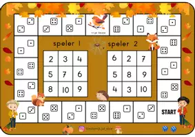 Voorbeeld - Herfst - ganzenbordbingo - Pagina 3