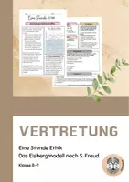 Vorschau - Arbeitsblätter - Eine Stunde Ethik Eisbergmodell - Deckblatt