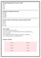 anteprima - Schede informative - Applicare la tabellina del 25 per risolvere problemi di conteggio e moltiplicazione - Pagina 3
