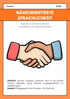 Vorschau - Fördermaterial/Inklusion - Sprache und Kommunikation – Medialität & Konzeptionalität nach Koch/Oesterreicher – Infokarten/Plakate Q1/Q2 - Seite 3