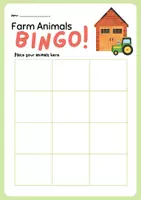 Vorschau - Spiele - Englisch Farm Animals Bingo/ Bauernhof - Seite 2