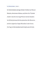Vorschau - Arbeitsblätter - Schleichdiktat Im Schwimmbad 🏊 Laufdiktat für Deutsch DaZ - Seite 2