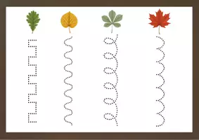 Vorschau - Arbeitsblätter - Herbst Graphomotorik Kindergarten - Seite 2