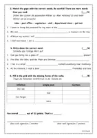 Vorschau - Test - Vocabulary Tests - Where I live (Orange Line 1) - Seite 2