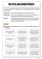 Vorschau - Argumentieren (Übungsaufgaben) - Seite 1