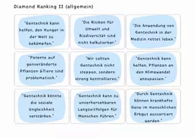 Vorschau - Stundenentwürfe - Gentechnik: 4 Diamond Rankings (Kritisch Lernen) - Seite 2