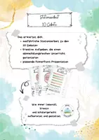 Vorschau - Arbeitsblätter - Stationsarbeit 10 Gebote - Deckblatt