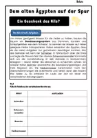 Vorschau - Unterrichtsreihen - Einheit: Dem alten Ägypten auf der Spur (inkl. Lernkontrolle) - Seite 1