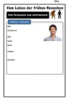 Vorschau - Unterrichtsreihen - Einheit: Vom Leben der frühen Menschen (inkl. Lernkontrolle) - Seite 3