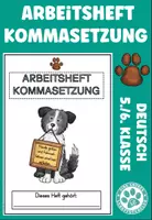 Vorschau - Arbeitsblätter - Kommasetzung Arbeitsheft Schulhund Deutsch 5. Klasse - Deckblatt