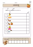 Vorschau - Arbeitsblätter - Lesespur Herbst Klasse 1 und 2 - Seite 2