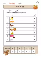 Vorschau - Arbeitsblätter - Lesespur Herbst Klasse 1 und 2 - Seite 3