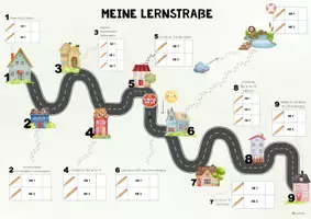 Vorschau - Arbeitsblätter - Lernstraße Addition & Subtraktion Zahlenraum 20 - Seite 3