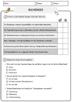 Vorschau - Arbeitsblätter - Buchbinder Beruf Arbeitsblätter mit Fragen + Lösungen Deutsch DaZ AB - Seite 2
